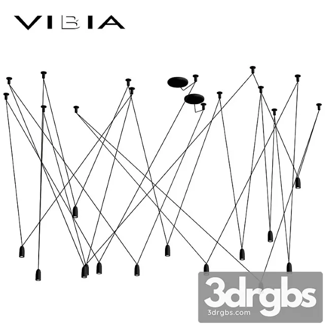 Vibia Factory Match Chandelier 3D Model Download