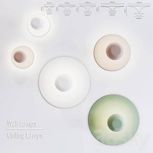 Vibia Funnel _ Wall _ Ceiling lamps 3D Model