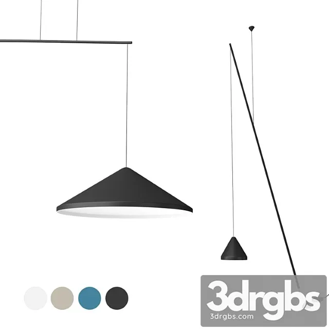 Vibia north (floorl & suspended light) 3D Model Download