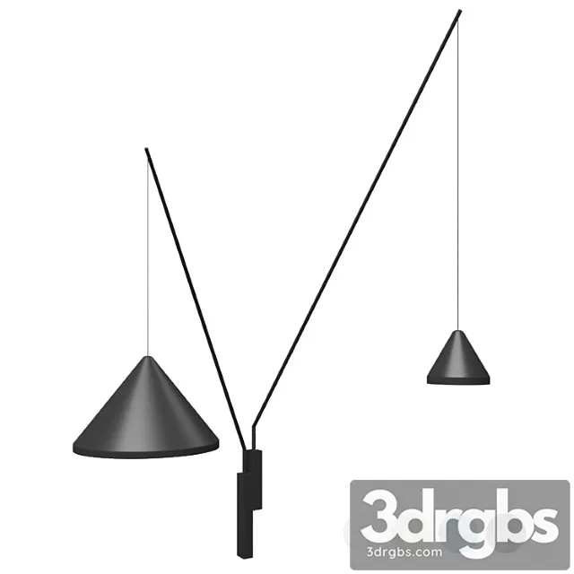 Vibia north (wall light) 3D Model Download
