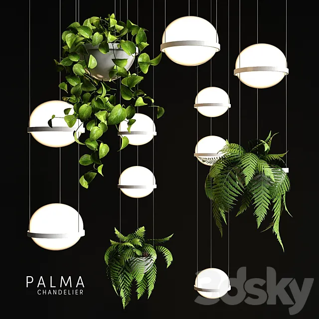 Vibia Palma 3720. 3724. 3726. 3728. 3730 3DModel