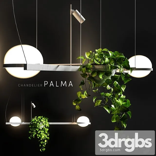 Vibia palma 3734 3D Model Download