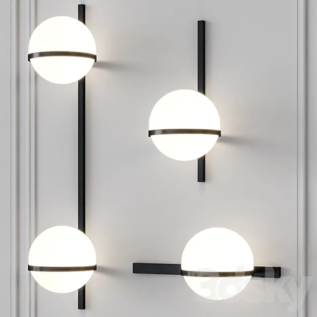 Vibia PALMA – Wall sconce 3D Model