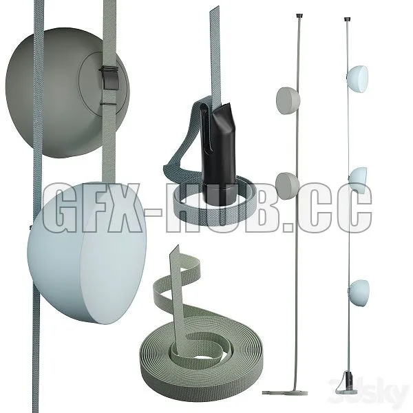 Vibia Plusminus Floor 3D Model Vibia Plusminus Floor 3D Model