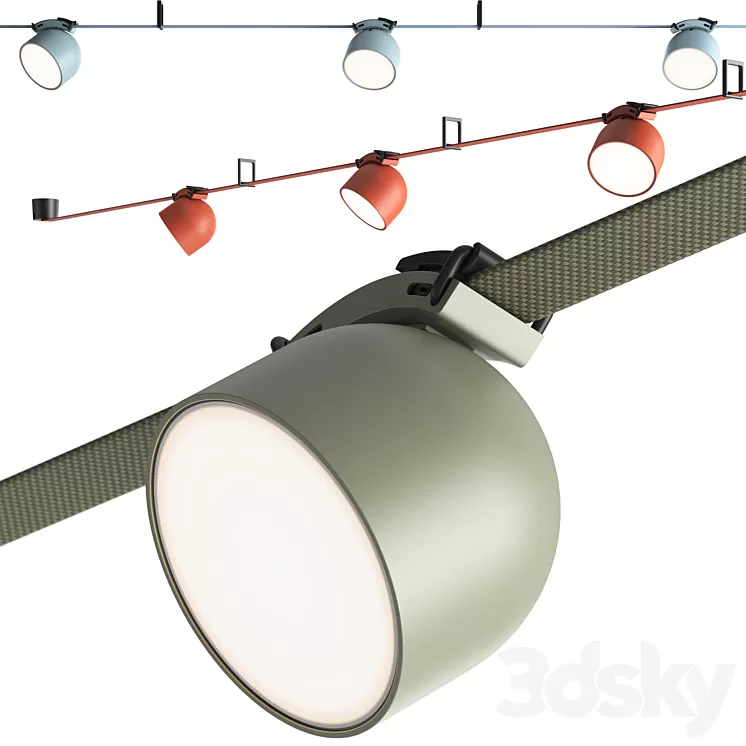 Vibia Plusminus Spotlight 3D Model Free Download