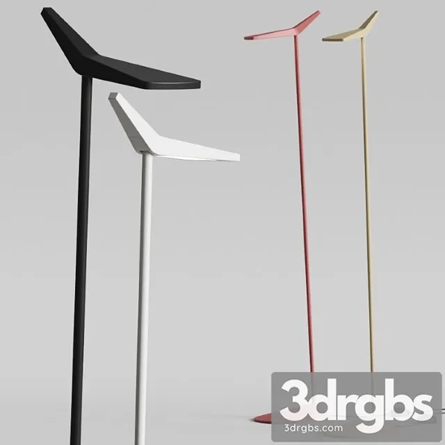 Vibia skan floor lamp 3D Model Download