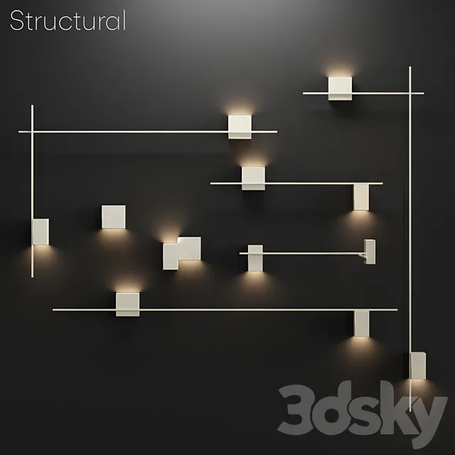Vibia Structural Set 3D Model