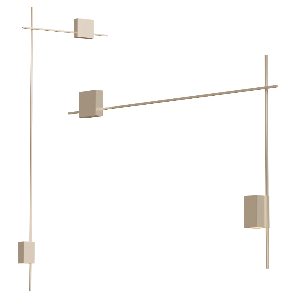 Vibia – Structural wall lamp 3D Model Vibia – Structural wall lamp 3D Model