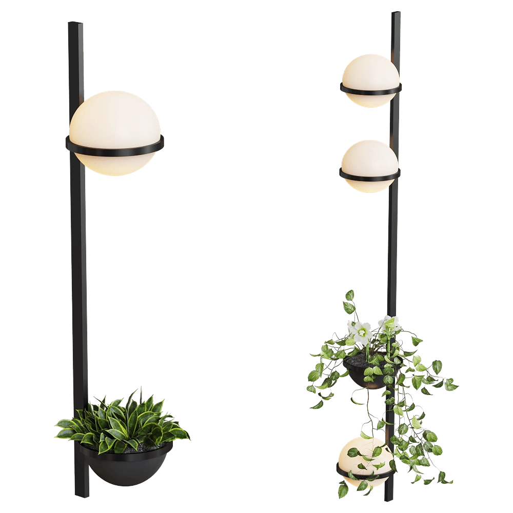 Vibia – Wall lamp Palma 3D Model Vibia – Wall lamp Palma 3D Model