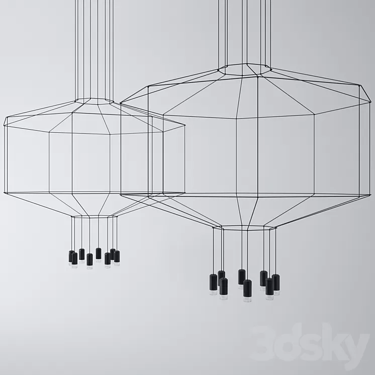 Vibia Wireflow 0299 3D Model