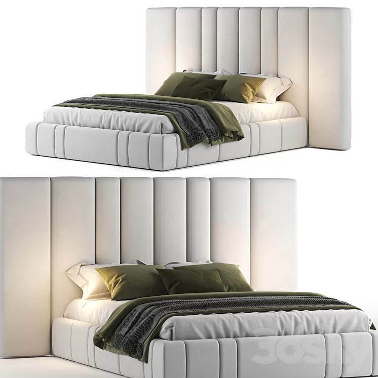Vibieffe 5050 ITALO Bed 3D Model Free Download