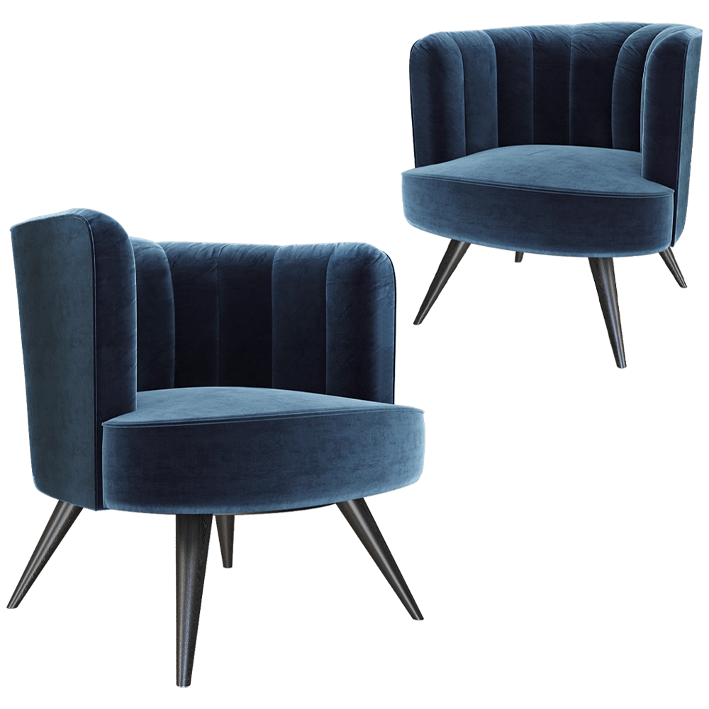 Vibieffe – Armchair 1650 Cordi 3D Model Vibieffe – Armchair 1650 Cordi 3D Model