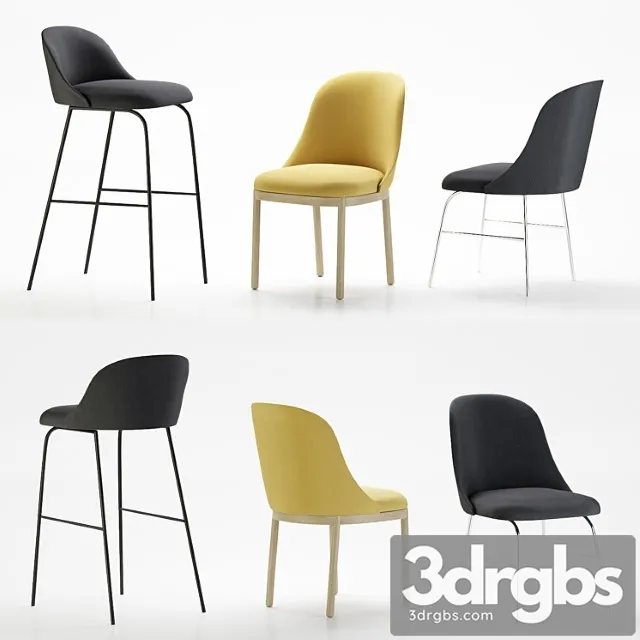 Viccarbe aleta 2 3D Model Download Viccarbe aleta 2 3D Model Download