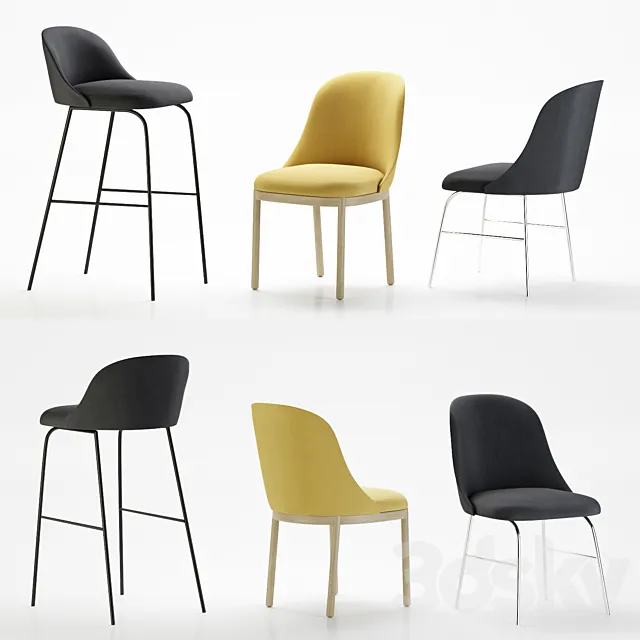 Viccarbe Aleta 3DModel Viccarbe Aleta 3DModel