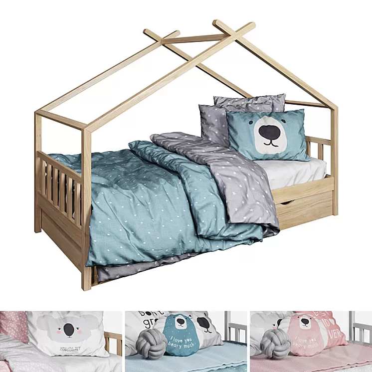 Vicco Hausbett Design 3D Model Vicco Hausbett Design 3D Model