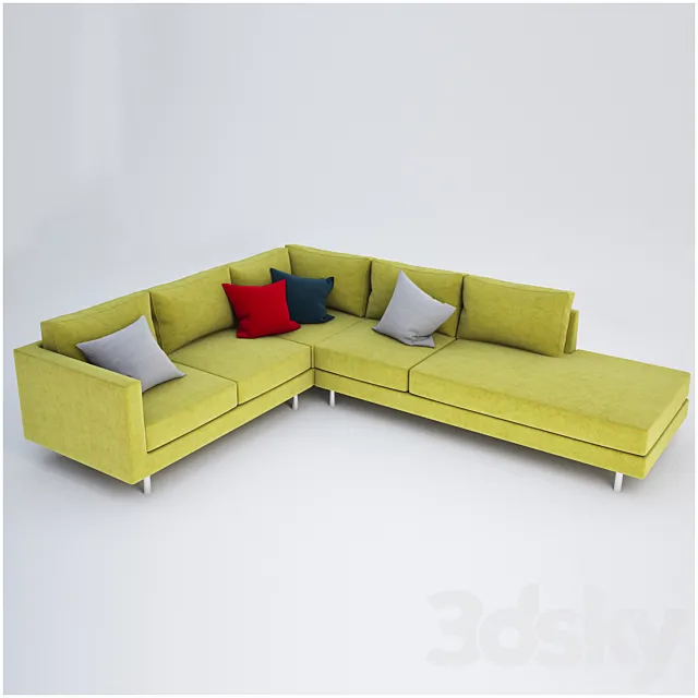 Vice collection sofa 03 3D Model