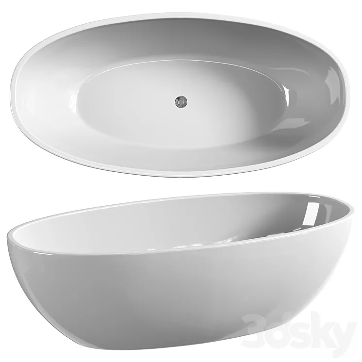 Victoria + Albert Barcelona Classic freestanding oval bath 3D Model Free Download Victoria + Albert Barcelona Classic freestanding oval bath 3D Model Free Download
