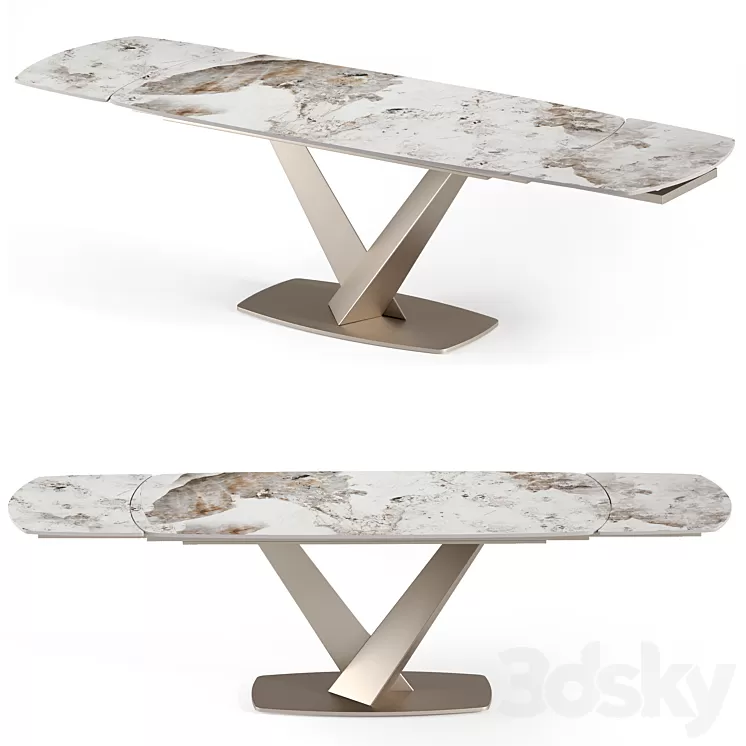 Victoria folding table with ceramic top 3D Model Free Download Victoria folding table with ceramic top 3D Model Free Download