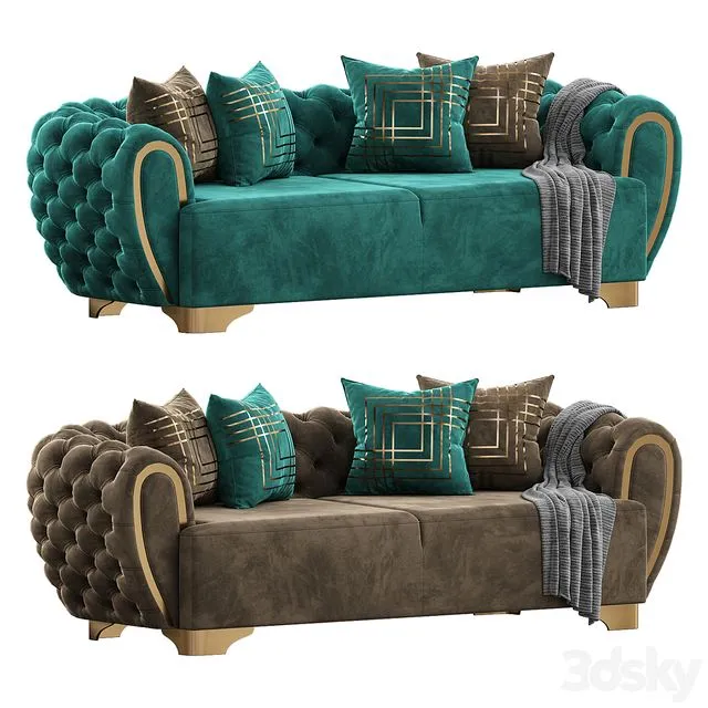 Victoria Holly Sofa 3D Model Victoria Holly Sofa 3D Model