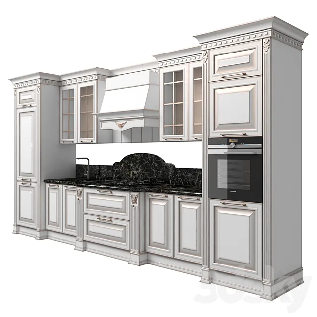 Victoria Kitchen 3D Model Victoria Kitchen 3D Model