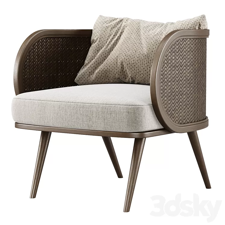 Victoria rattan chair VA30 / Rattan restaurant chair 3D Model Victoria rattan chair VA30 / Rattan restaurant chair 3D Model