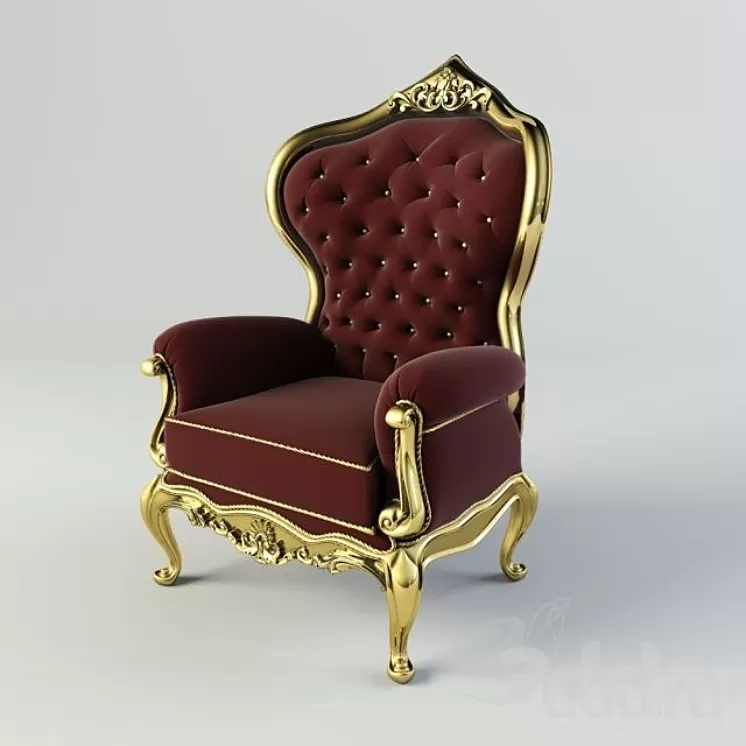 Victorian armchair 3D Model Victorian armchair 3D Model