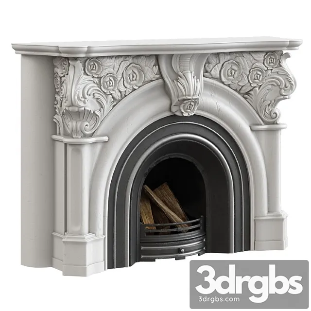 Victorian fireplace 3D Model Download