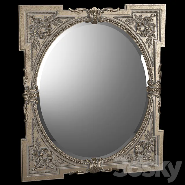 victorian mirror 3DModel