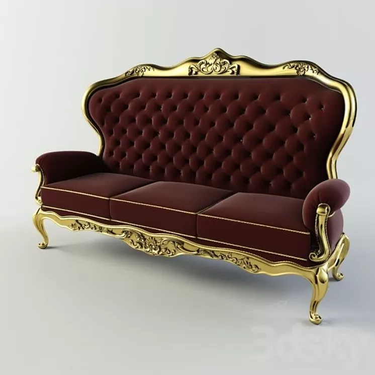 Victorian sofa 3D Model