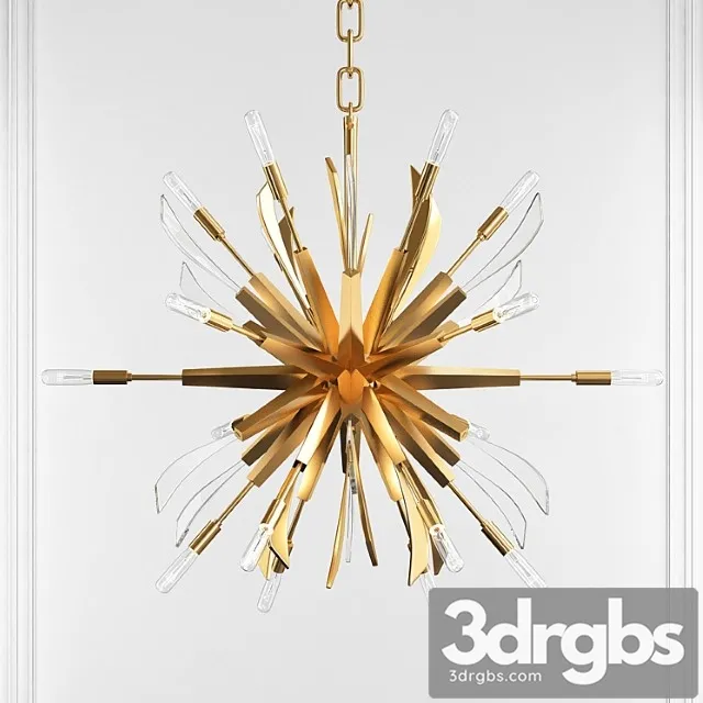 Vida 13 Light Sputnik Sphere Chandelier 3D Model Download
