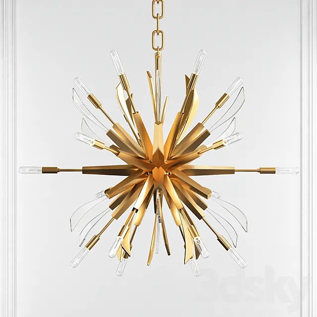 Vida 13 – Light Sputnik Sphere Chandelier 3D Model Vida 13 – Light Sputnik Sphere Chandelier 3D Model