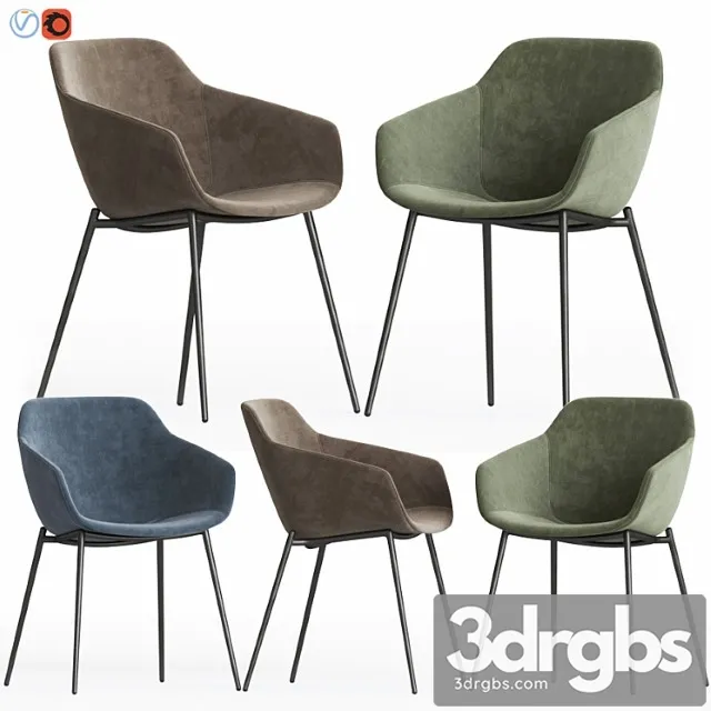 Vienna chair boconcept 2 3D Model Download Vienna chair boconcept 2 3D Model Download