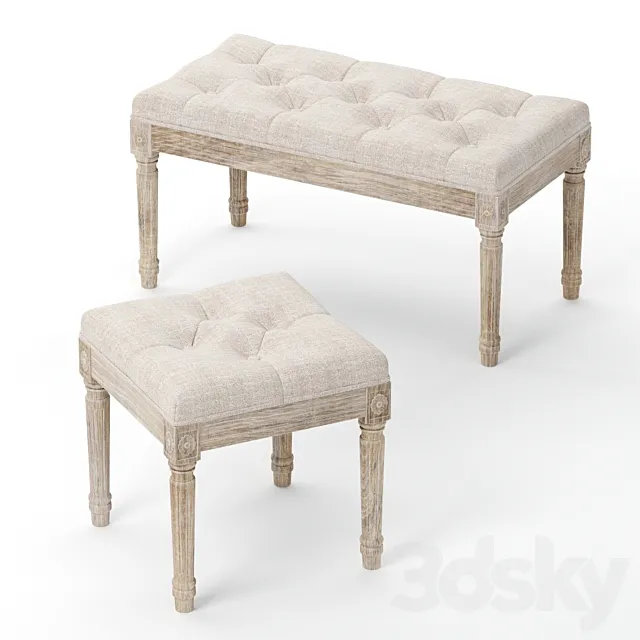 Viera bench 3D Model