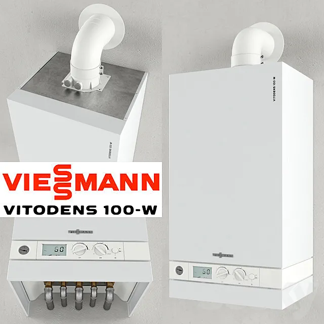 viessmann vitodens 100 3D Model