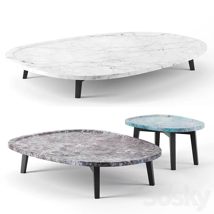 VIETRI tables by Baxter 3D Model VIETRI tables by Baxter 3D Model