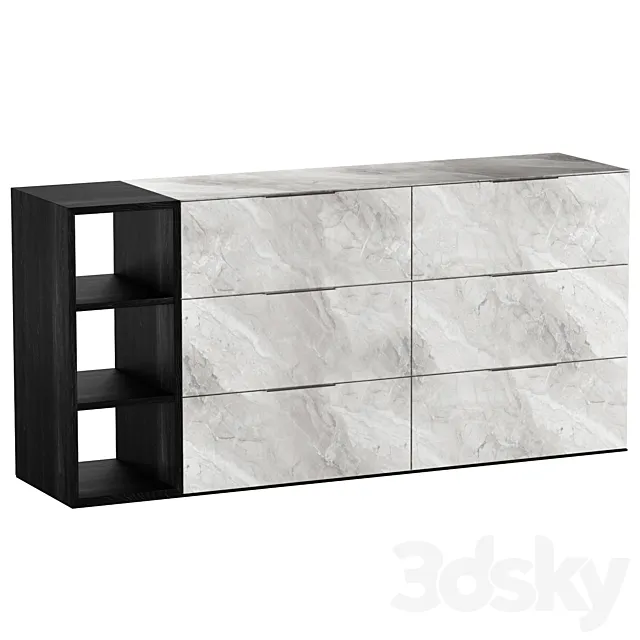 Vig Furniture Nova Domus Maranello – Modern Gray Wash & Faux Marble Dresser 3DModel Vig Furniture Nova Domus Maranello – Modern Gray Wash & Faux Marble Dresser 3DModel