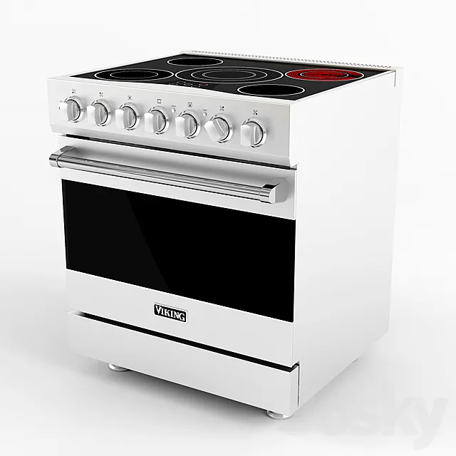 Viking 30-3 Series Electric Range 3DModel