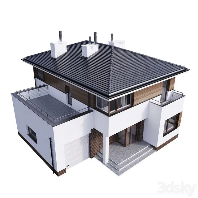 Villa 3D Model