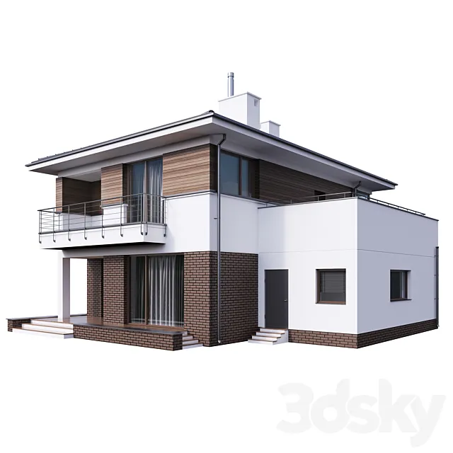 Villa 3D Model