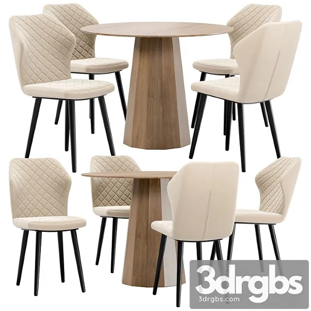 Villa Dining Chair And Turf Ceiling 3D Model Download