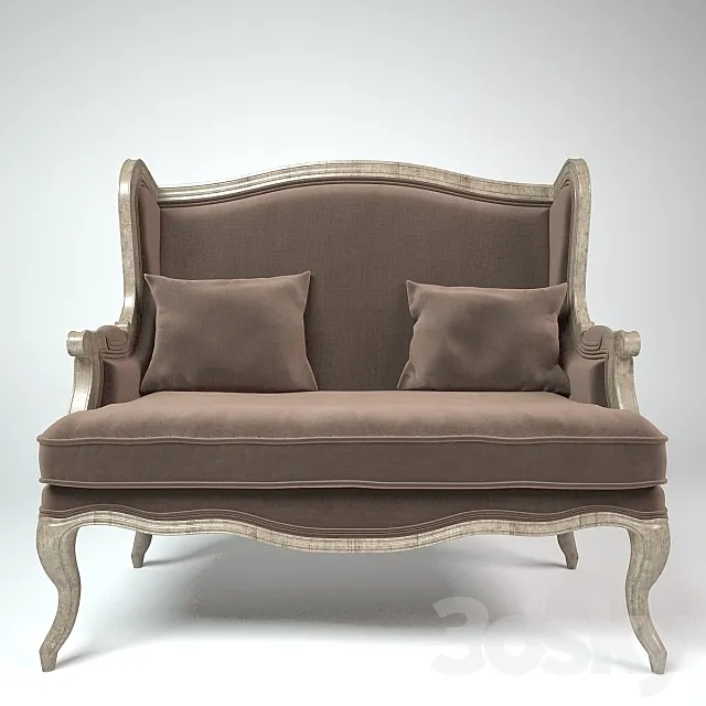 Villa Grandfather Velvet KARE 3D Model