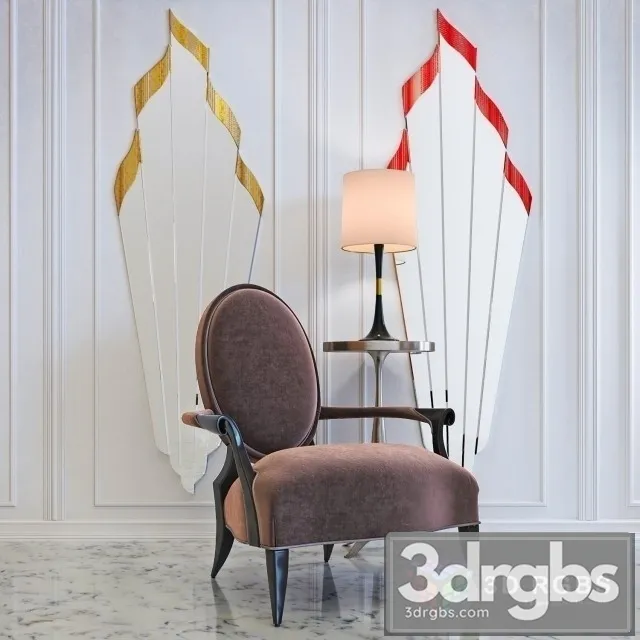 Villepin Armchair 3D Model Download Villepin Armchair 3D Model Download