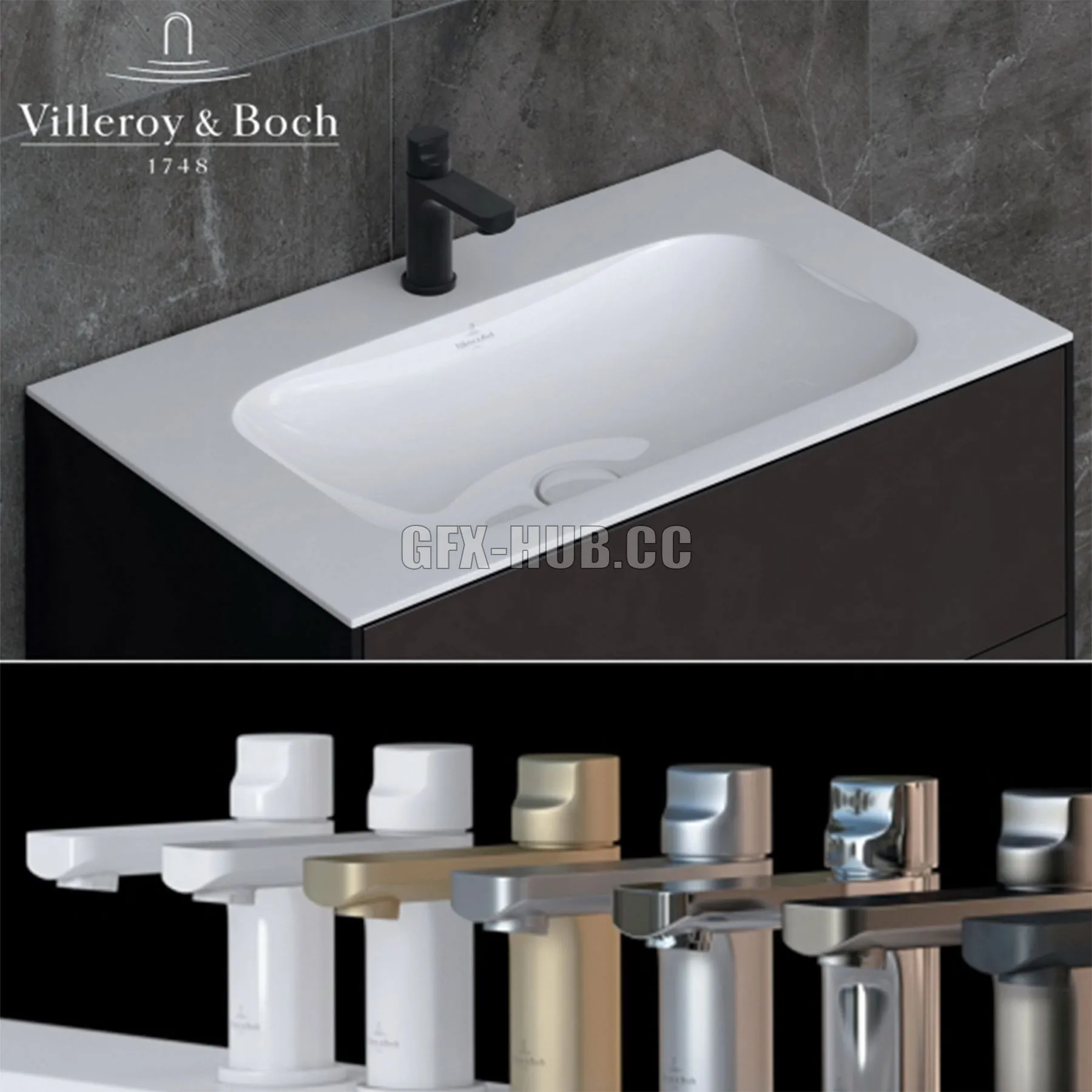 Villeroy & Boch Finion Cult 3D Model Villeroy & Boch Finion Cult 3D Model