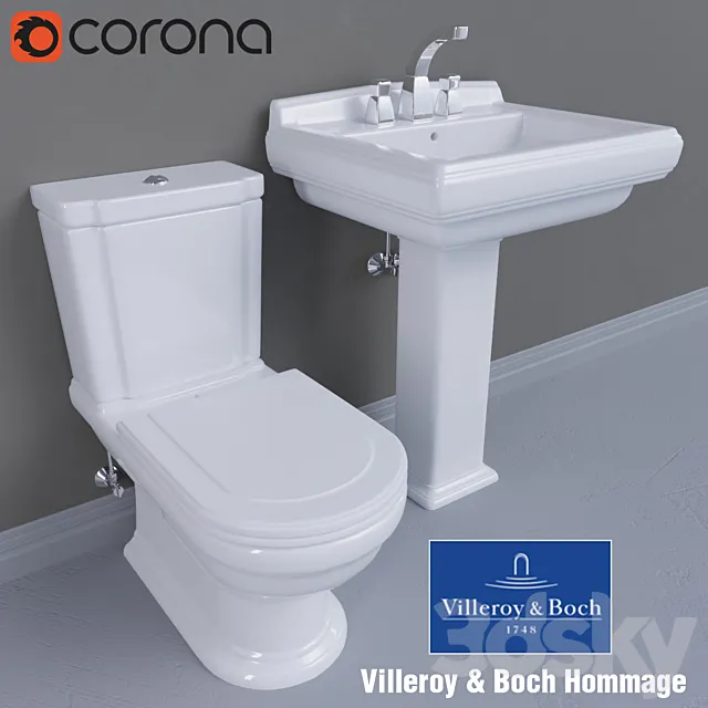 Villeroy & Boch Hommage 3D Model Villeroy & Boch Hommage 3D Model