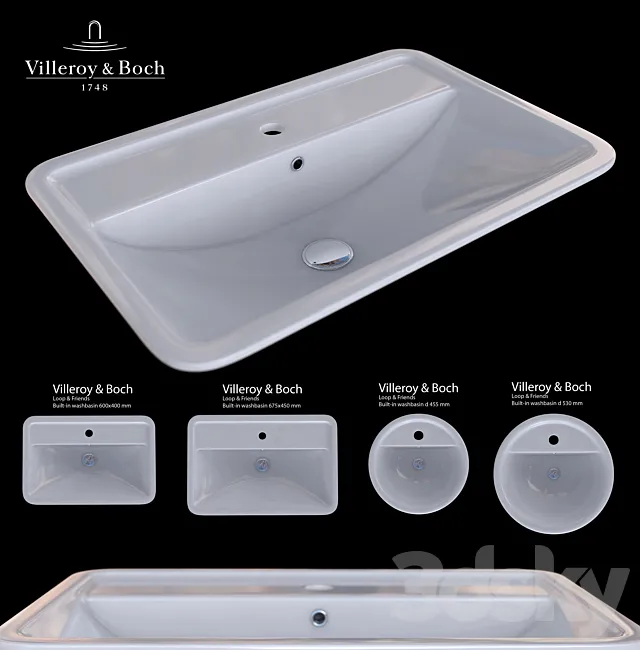 Villeroy & Boch Loop & Friends 3DModel Villeroy & Boch Loop & Friends 3DModel