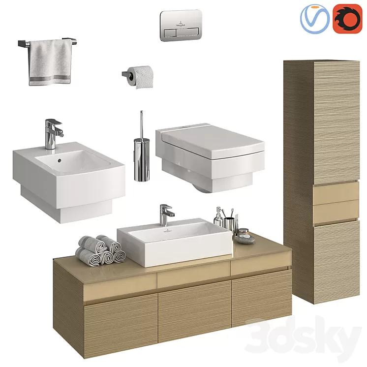 Villeroy & Boch Memento 3D Model Villeroy & Boch Memento 3D Model