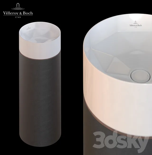 Villeroy & Boch Octagon 3D Model Villeroy & Boch Octagon 3D Model
