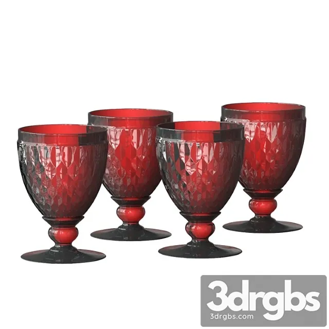 Villeroy Boch Red Wine Glass 3D Model Download