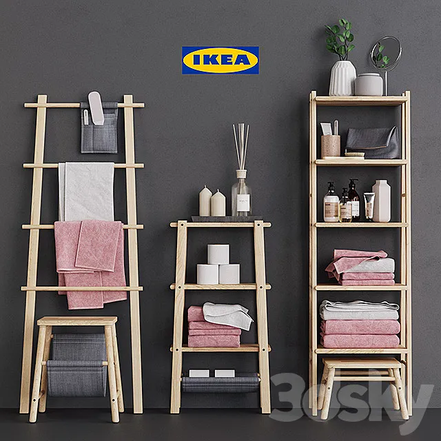 Vilto Bath Set 3DModel Vilto Bath Set 3DModel