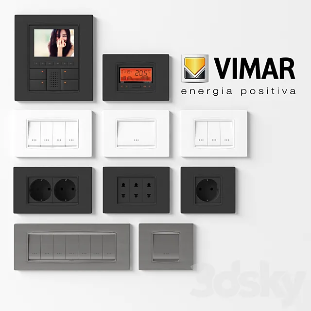 Vimar Eikon Classic 3DModel Vimar Eikon Classic 3DModel